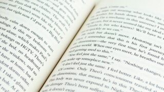 open white book